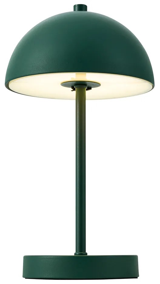 Candeeiro de mesa para exterior verde escuro com LED regulável em 3 níveis IP44 recarregável - Keira Moderno