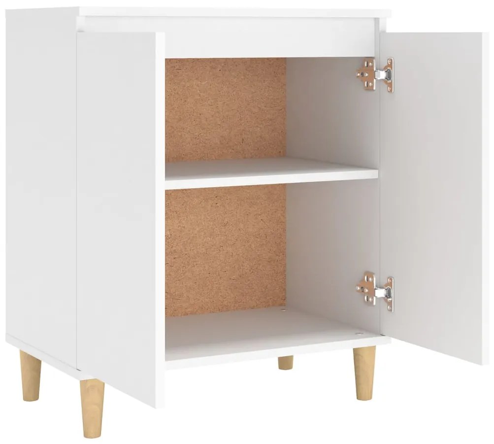 Aparador Thauan de 60cm - Branco Mate - Design Escandinavo