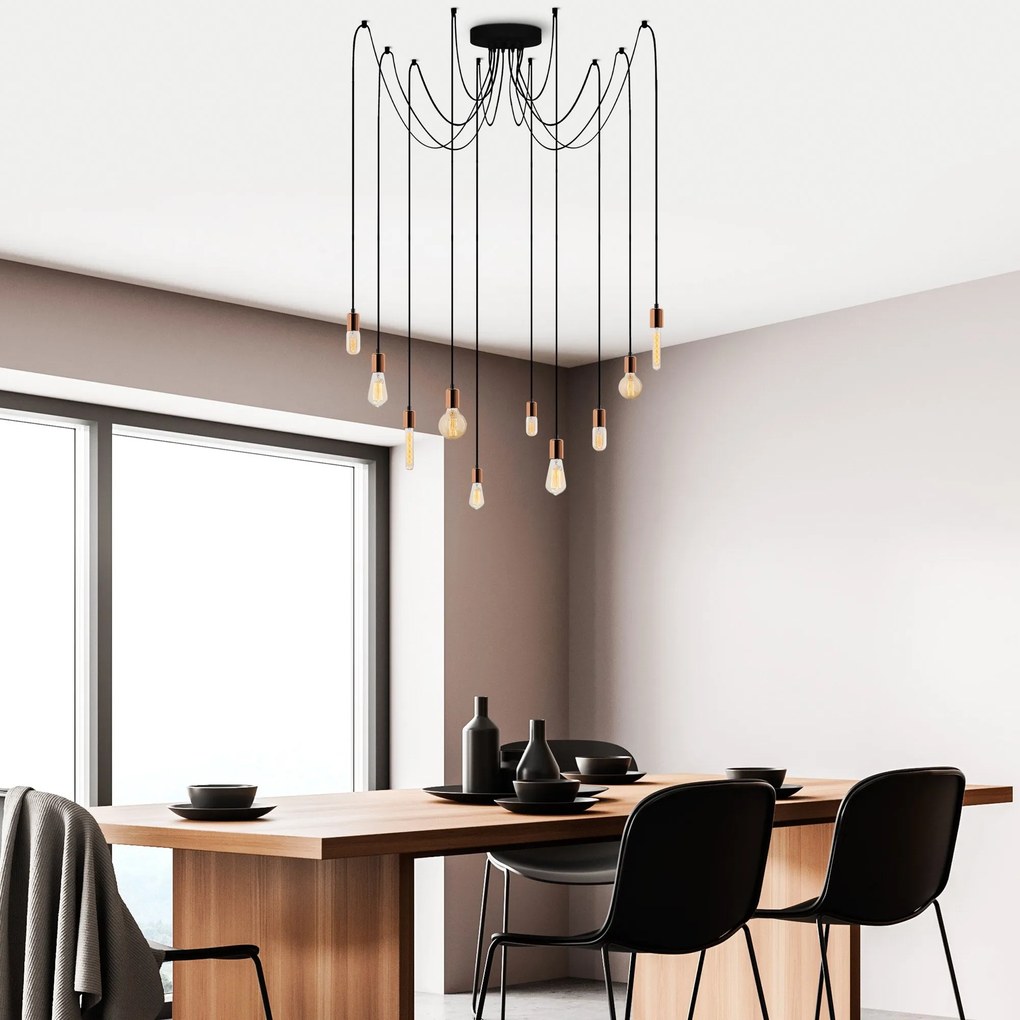 Candeeiro de Teto Kabluni – Cobre – 186 x 186 cm