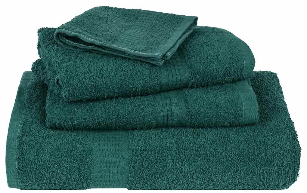 Toalhas de sauna 10 pcs 80x200 cm 360 gsm 100% algodão verde