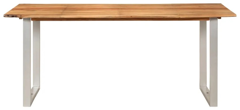 Mesa de jantar 180x90x76 cm madeira de acácia maciça