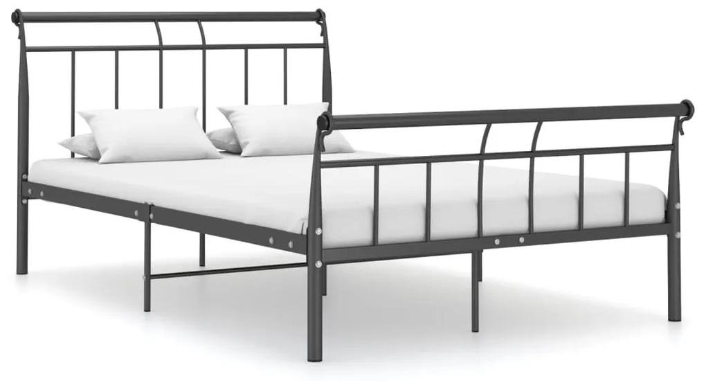 325036 vidaXL Estrutura de cama 120x200 cm metal preto