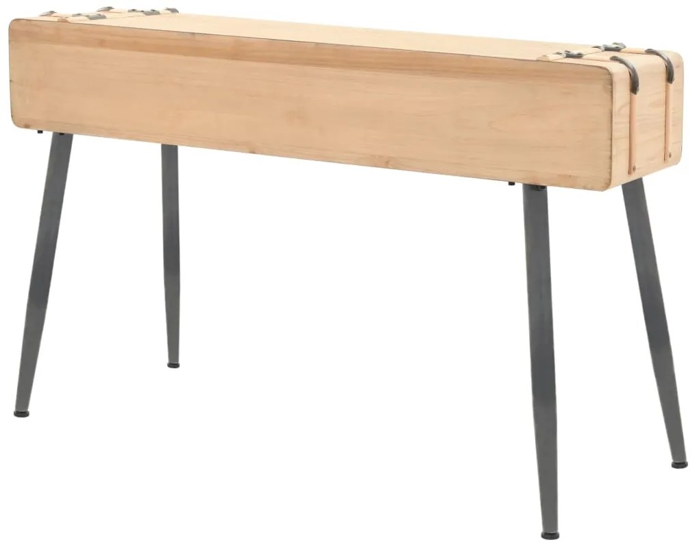 Mesa consola madeira de abeto maciça 115x40,5x76 cm