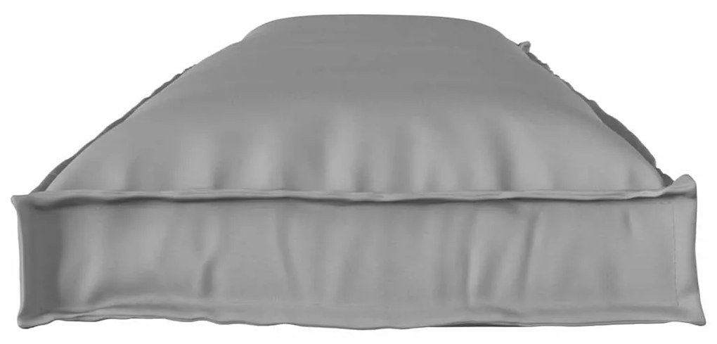 Cushions para Palete para Banco 2 pcs Cinzento 150x40x8 cm Tecido Oxfo