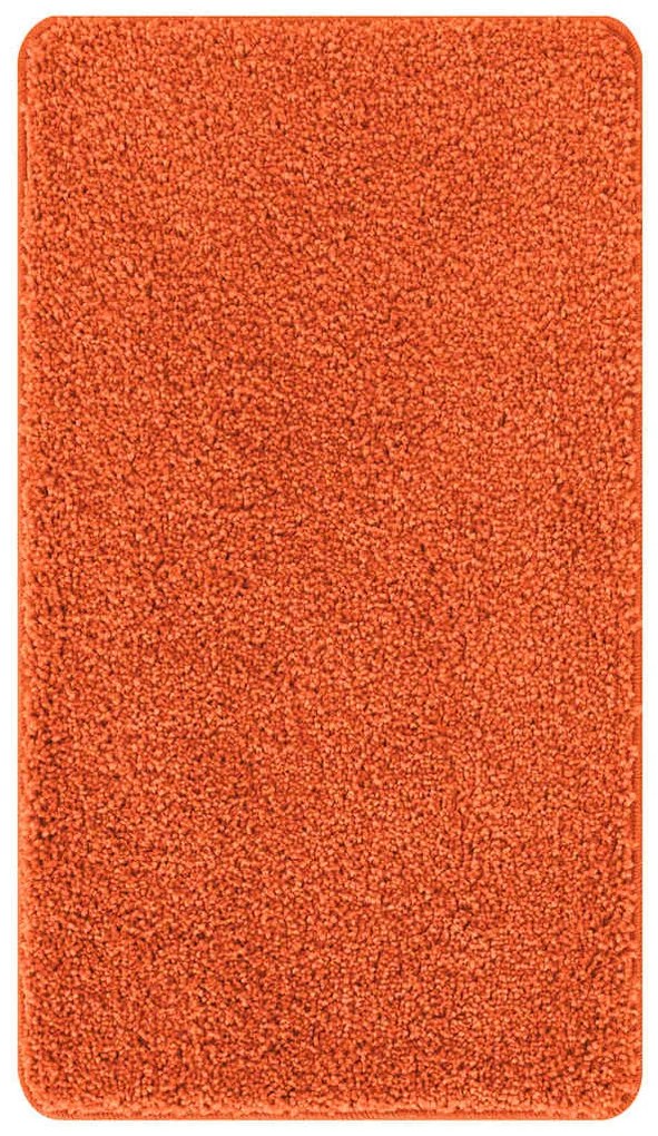 Tapete de Banho Retangular Laranja 70x120 cm Polipropileno Antiderrapa
