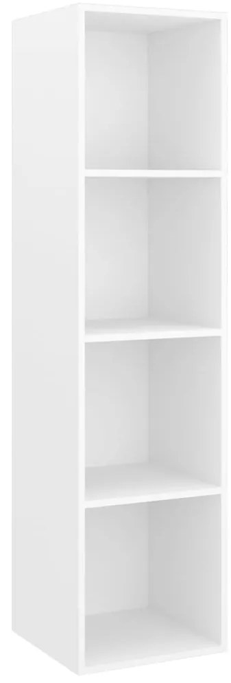 2 pcs conjunto de móveis de TV contraplacado branco
