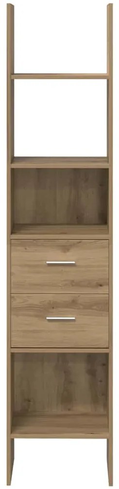 Gabinete de Livros carvalho artisiano 40 x 35 x 180 cm