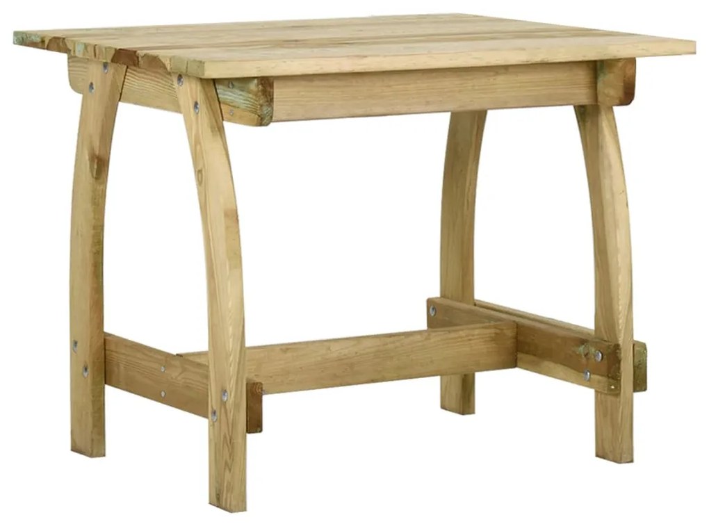 Conjunto de jantar p/ jardim 5 pcs madeira de pinho impregnada