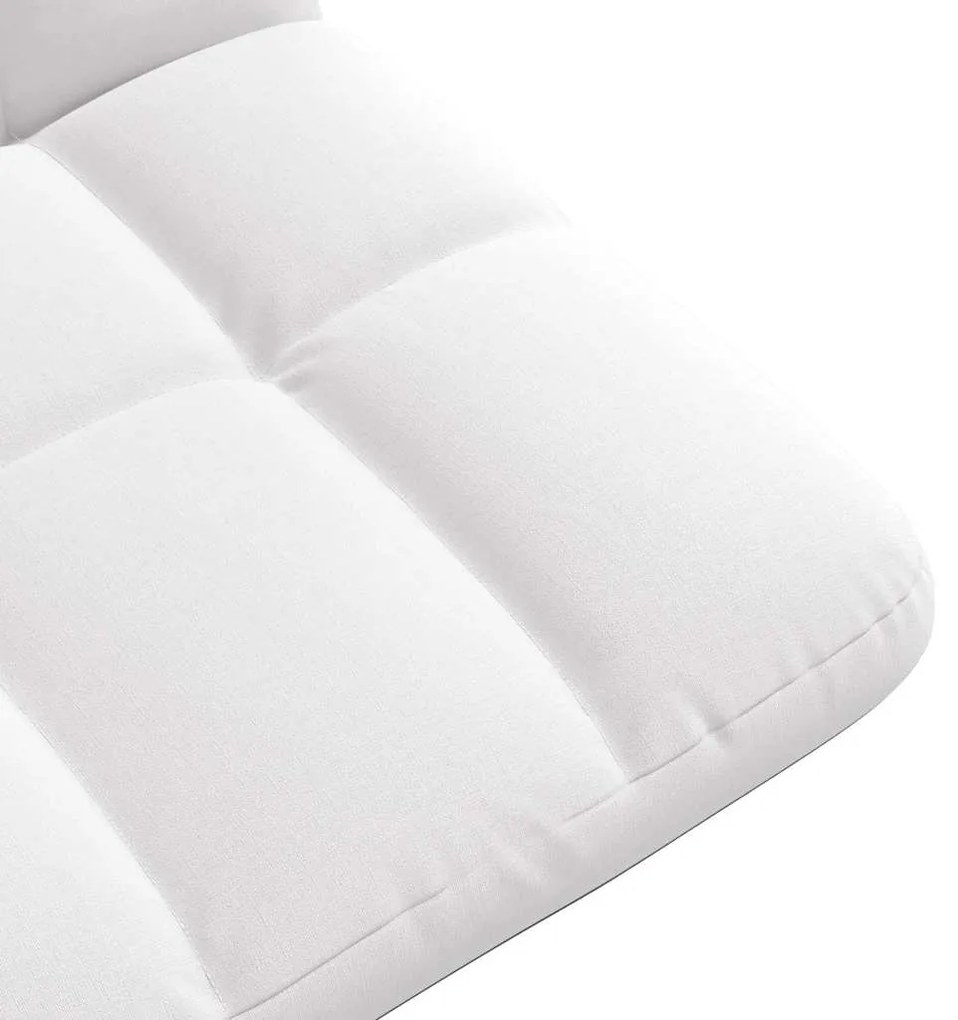 Colchão dobrável 71x51x62 cm tecido branco
