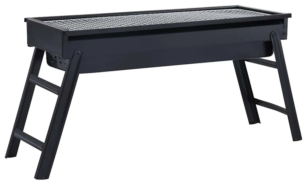 Churrasqueira portátil para campismo 60x22,5x33 cm aço