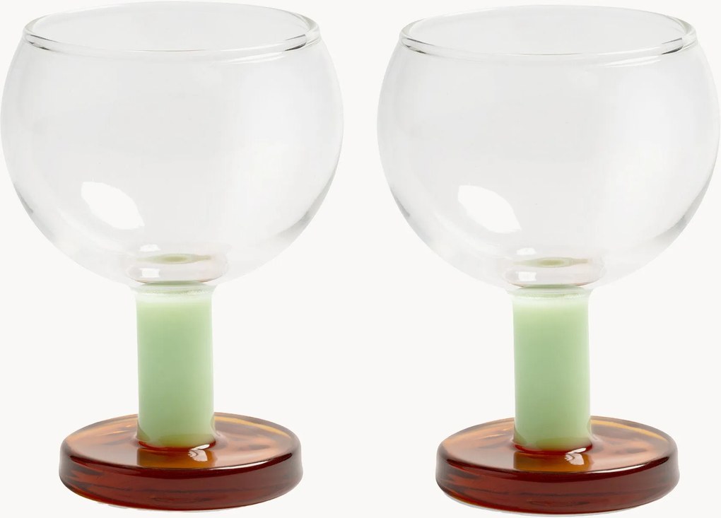 Copos de vinho artesanais Cantine, conjunto de 2