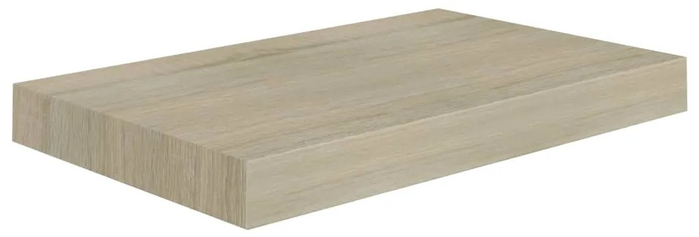 Prateleiras parede suspensas 4 pcs 40x23x3,8cm MDF cor carvalho