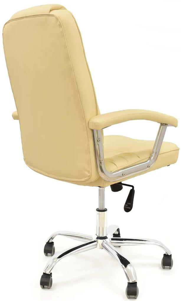 Cadeira de escritório PAOLO, executivo, pele sintética bege