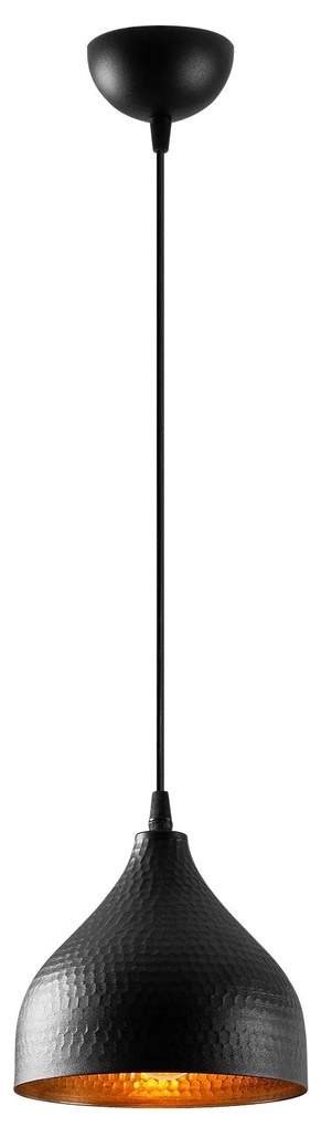 Candeeiro Suspenso Tattoo – Preto – 18 x 18 cm