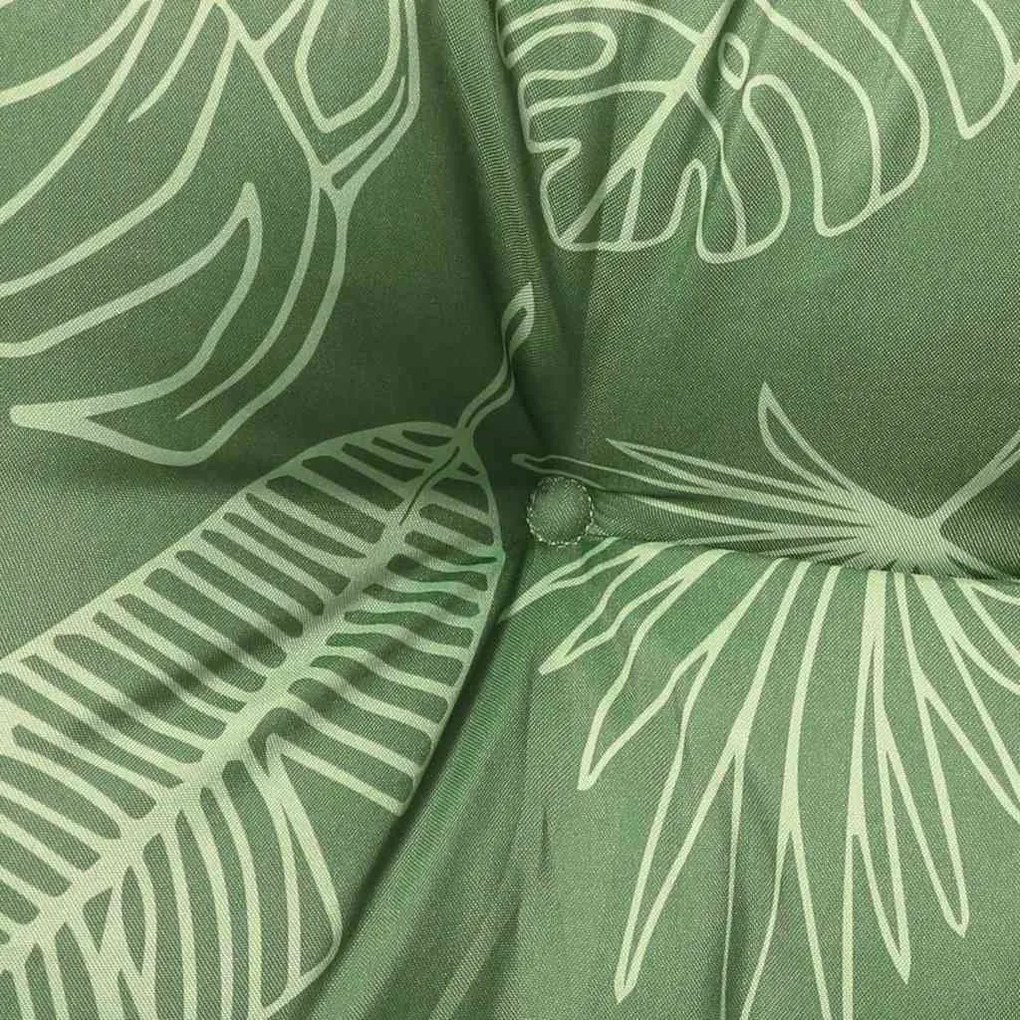 Almofadões p/ bancos de jardim 2pcs tecido oxford padrão folhas
