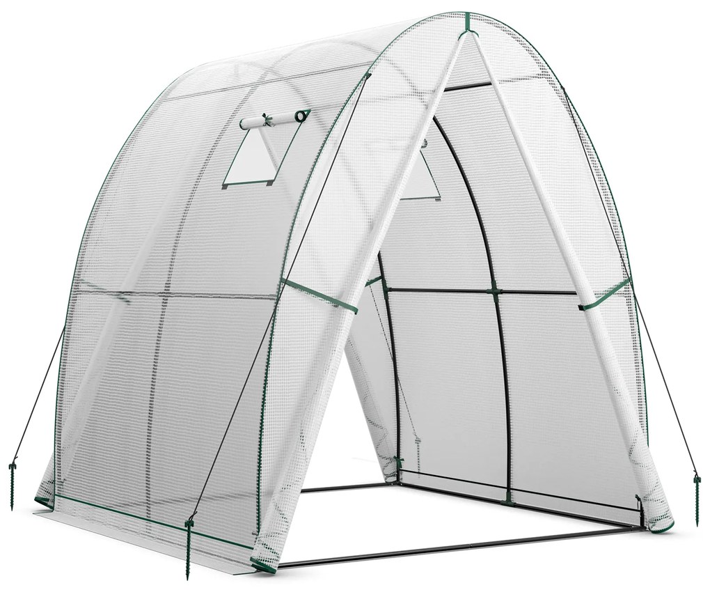 Estufa de madeira para áreas externas de 3 níveis para jardim, varanda e quintal