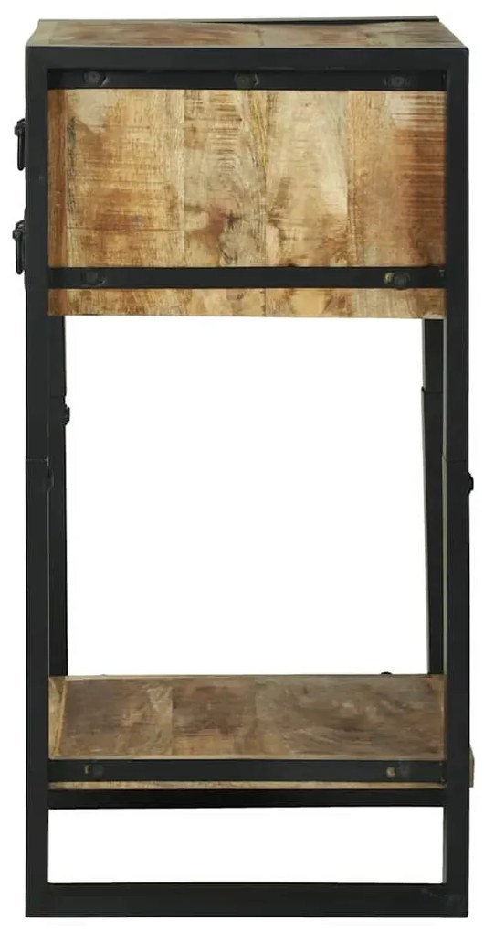 Suporte para Telefone 40x40x80 cm Madeira de Mangueira Sólida e Rústic