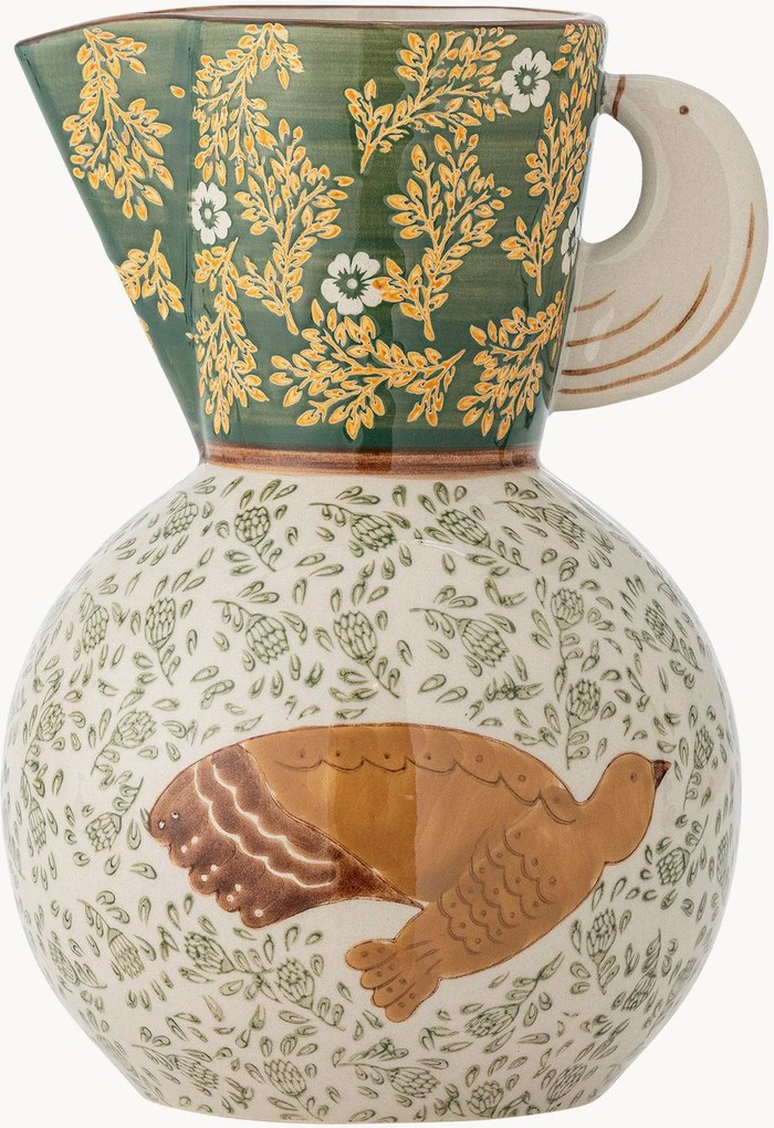 Jarro em cerâmica pintado à mão Hezha, 1,5 L