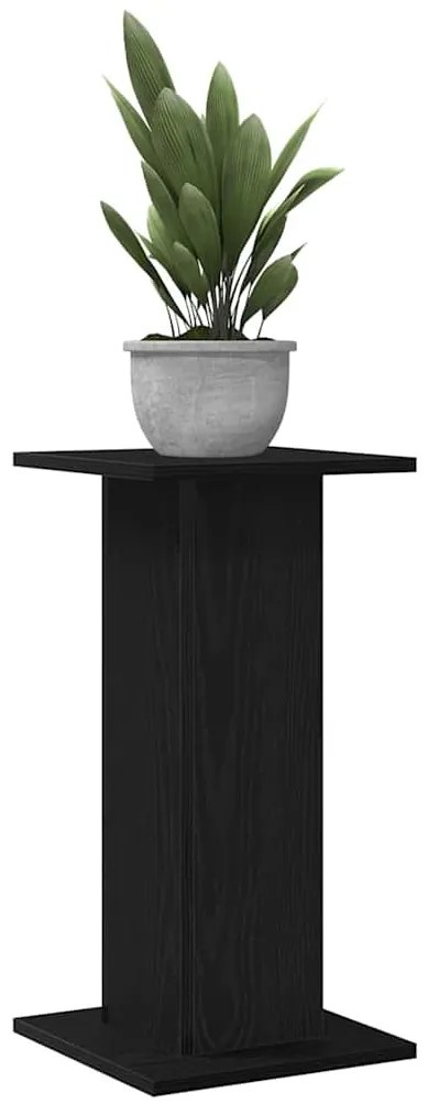 Suportes pra alto-falantes - 2 pcs, Carvalho Preto, 30 x 30 x 60 cm, M