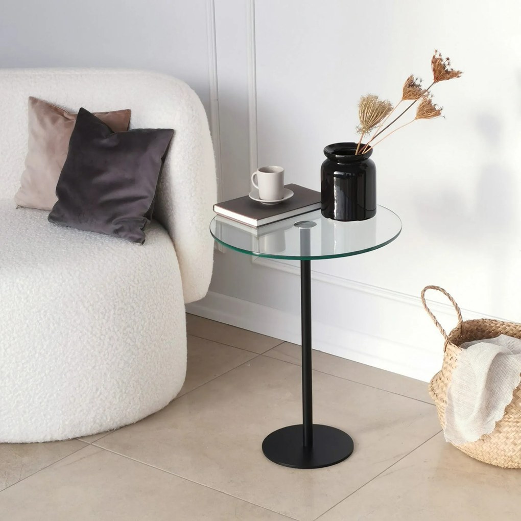 Mesa de Centro Social – Preto – 40x50x40 cm