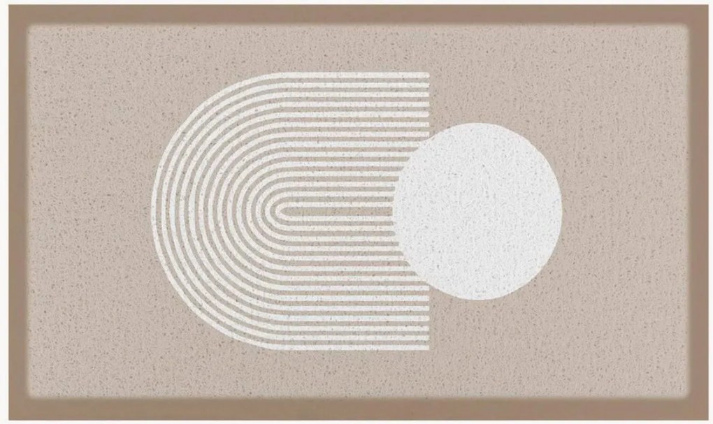 Tapete de entrada para interior e exterior Abstract Sphere