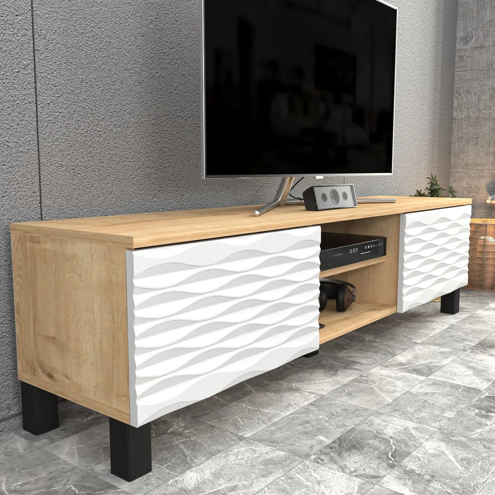 ****
Móvel TV Lukas – Branco Safira – 150 cm x 35 cm x 40,3 cm
**