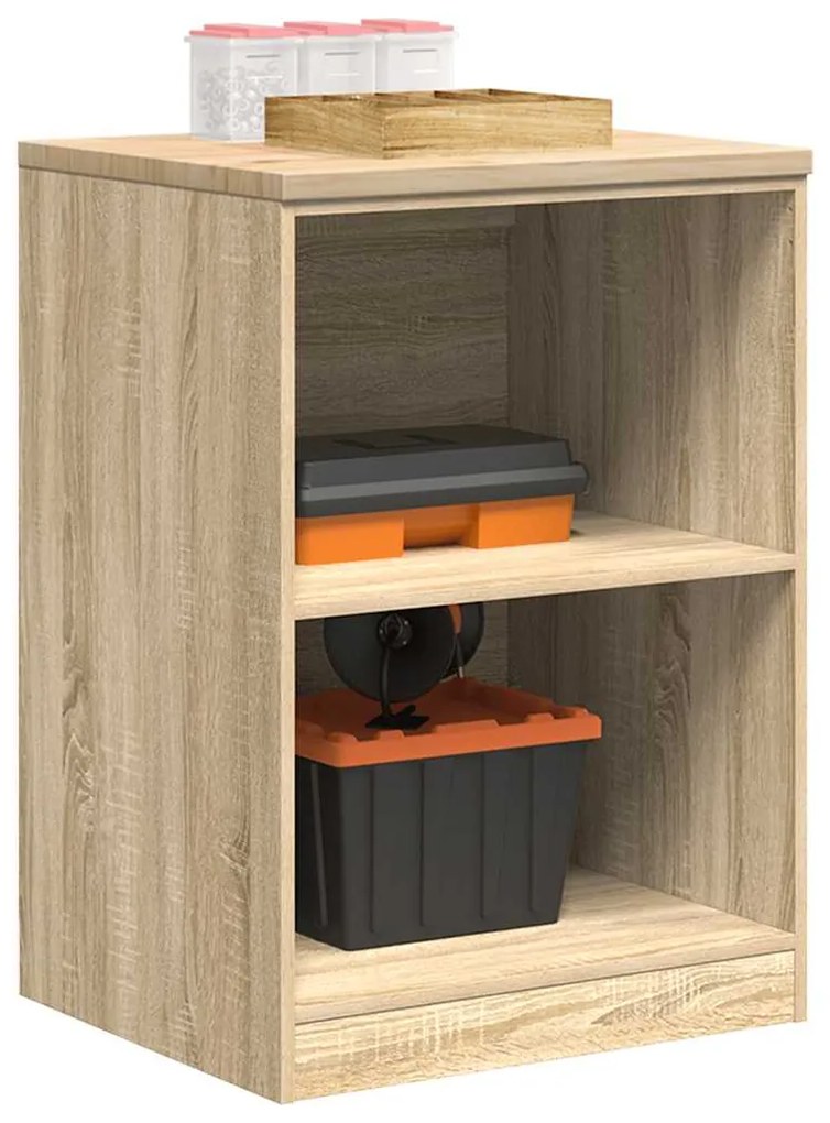vidaXL Armário de arrumação de garagem carvalho sonoma 60x51x85 cm