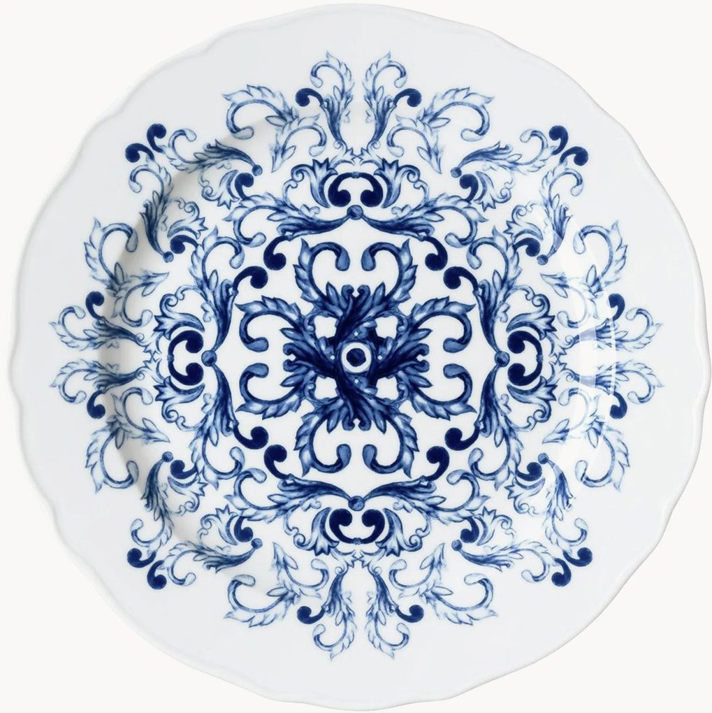Prato marcador em porcelana True Blue