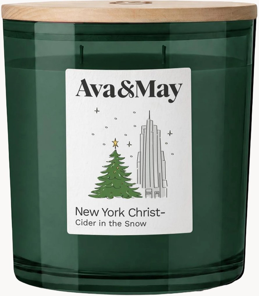 Vela perfumada grande Cider in the Snow (maçã, canela, baunilha)