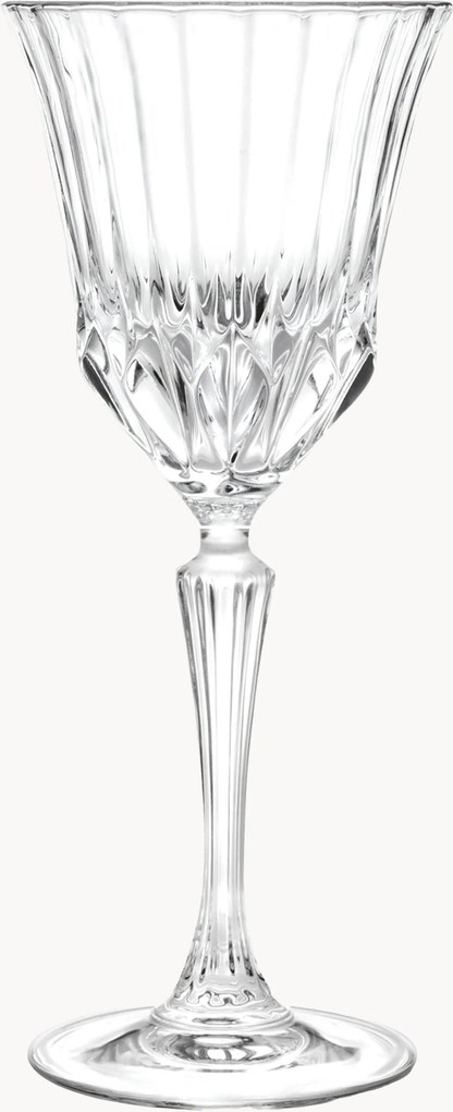 Copos de vinho em cristal com relevo Adagio, conjunto de 6