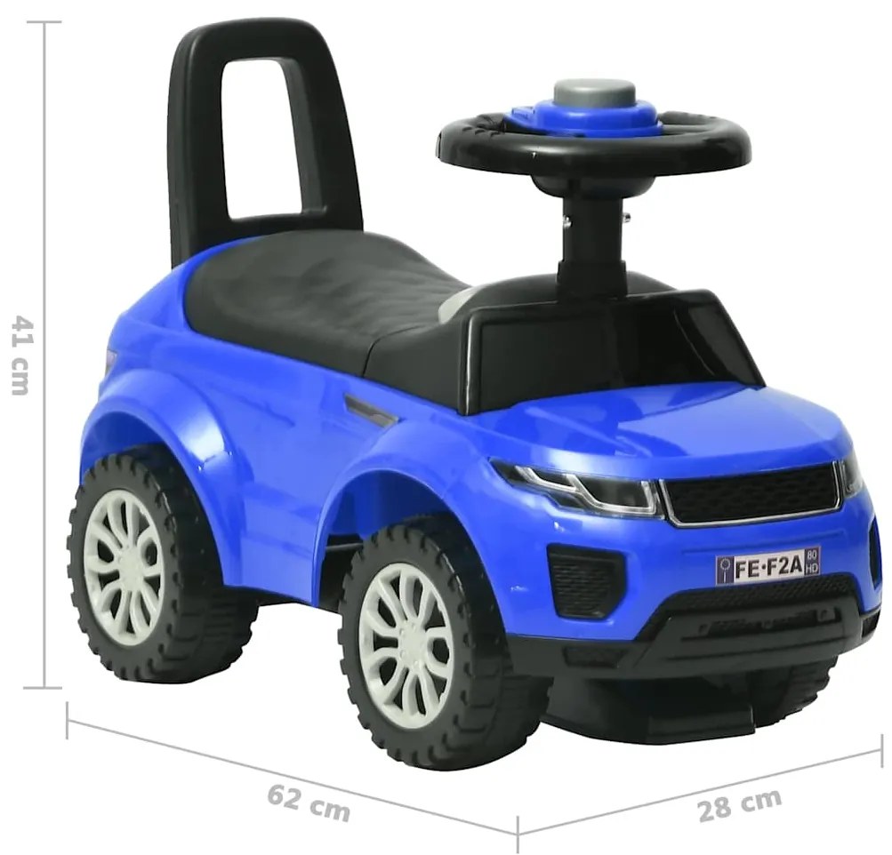 Carro de passeio azul