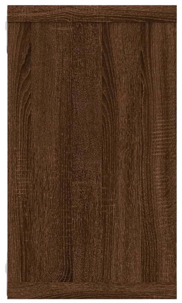 Prateleiras em cubo 4pcs derivados de madeira carvalho castanho