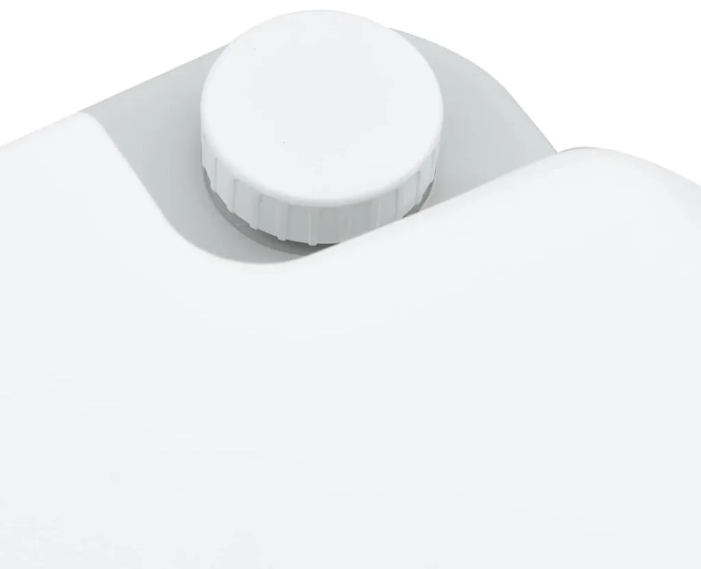Vaso Sanitário Portátil vidaXL Cinza e Branco Plástico 20 L
