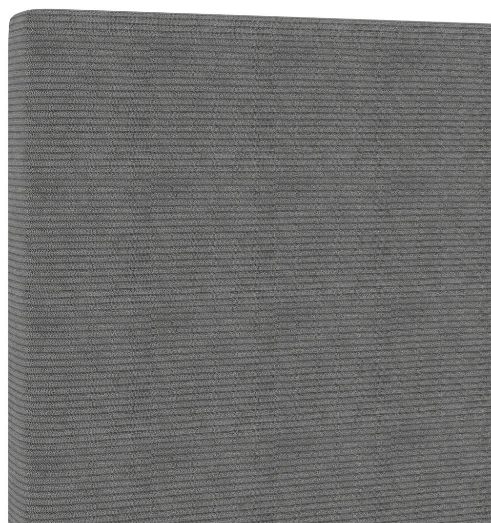Cabeceira LED vidaXL Design Simples Cinza Claro 80 cm Tecido de Courís