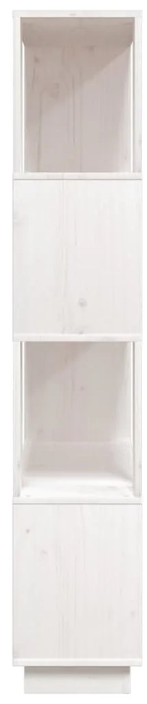 Estante/divisória 80x25x132 cm pinho maciço branco