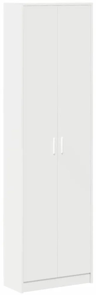 Guarda-roupa Branco 55x25x189 cm Madeira Engenharia