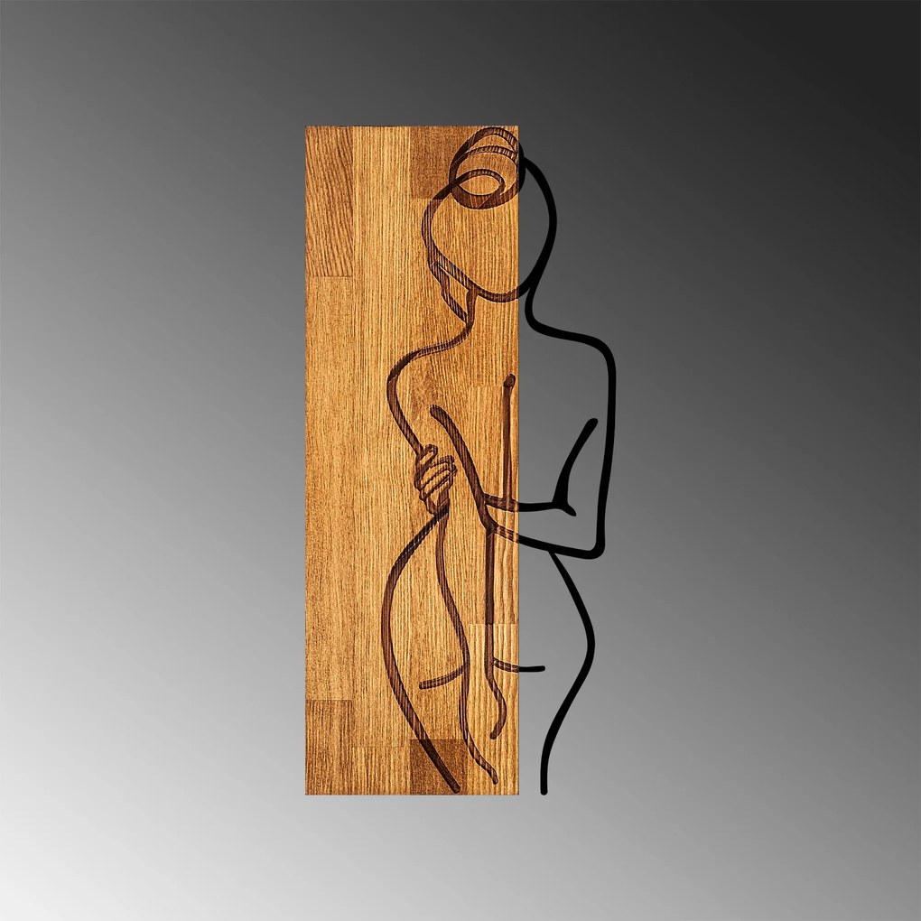 Acessório Decorativo de Parede MA – Nogueira – 27 x 58 cm