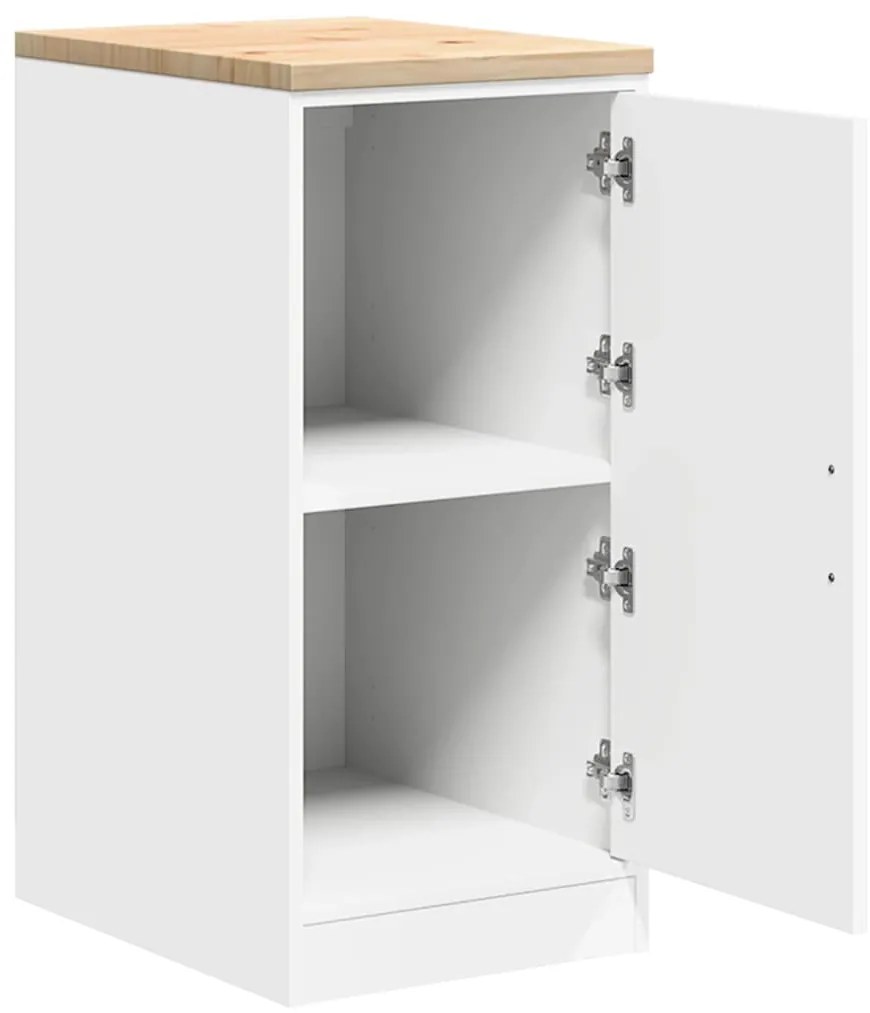 Armário de arrumação de garagem Branco 40x51x85 cm