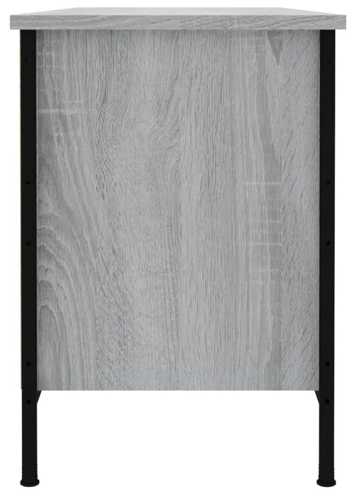 Sapateira 100x35x50 cm derivados de madeira cinzento sonoma