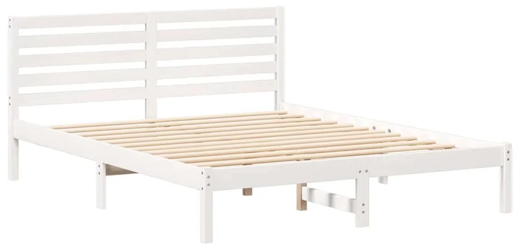 Estrutura da Cama com cabeceira Branco 150 x 200 cm