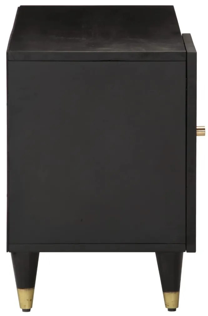 Móvel de TV 80x31,5x46 cm madeira de mangueira maciça