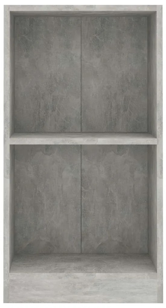 Estante 40x24x75 cm derivados de madeira cinzento cimento