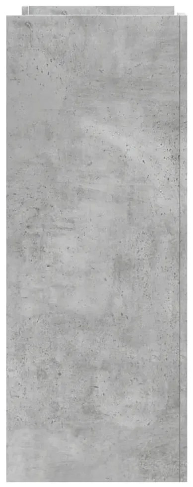 Mesa consola 100x35x90 cm derivados de madeira cinzento cimento