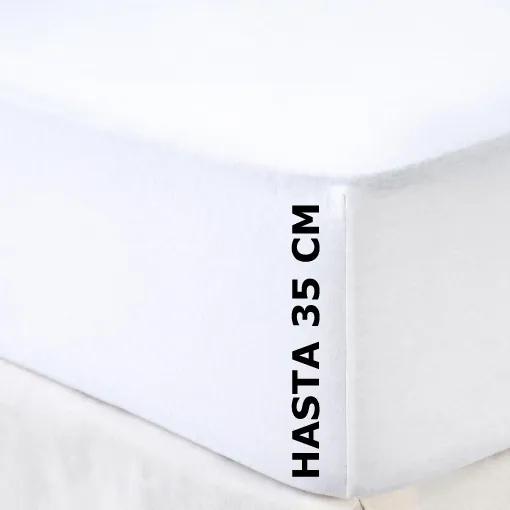 500 Fios - Lençol capa ajustável 100% algodão cetim branco: 180x200+35 cm ( largura x comprimento )