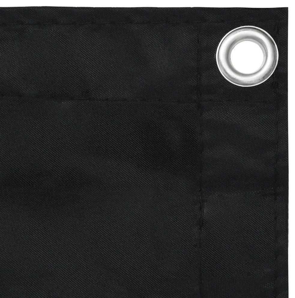 Tela de varanda 90x600 cm tecido Oxford preto