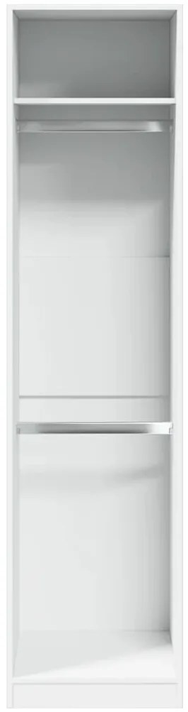 Roupeiro 50x50x200 cm contraplacado branco