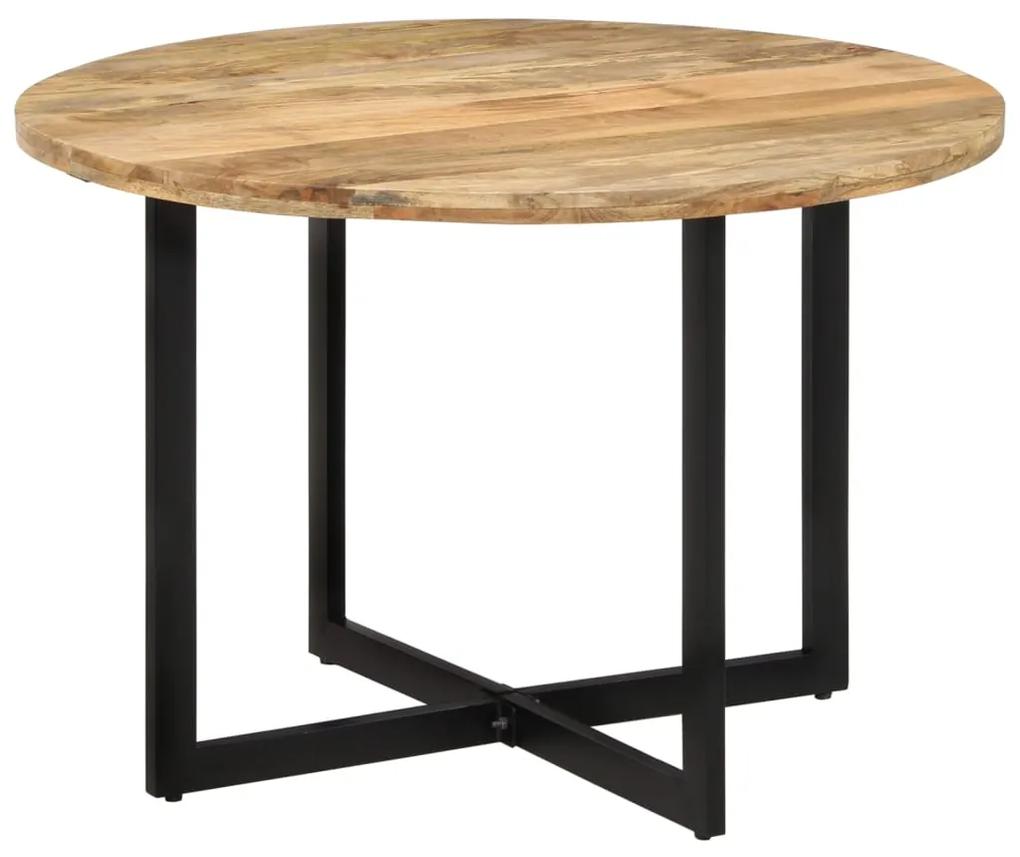 Mesa de jantar 110x75 cm madeira de mangueira maciça