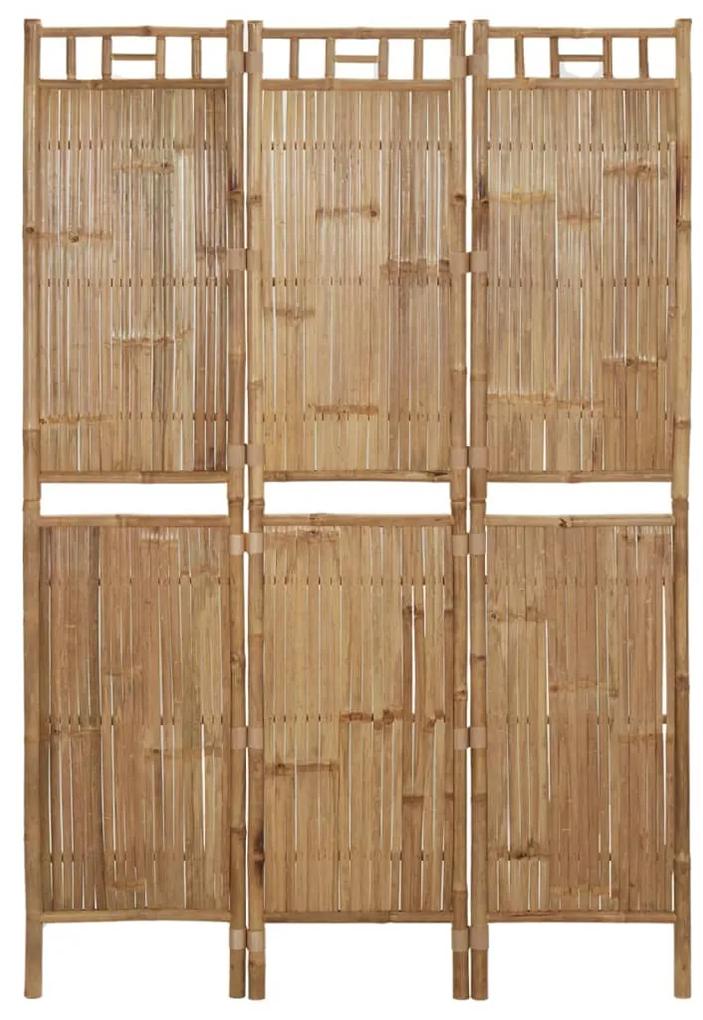 341748 vidaXL Biombo com 3 painéis 120x180 cm bambu