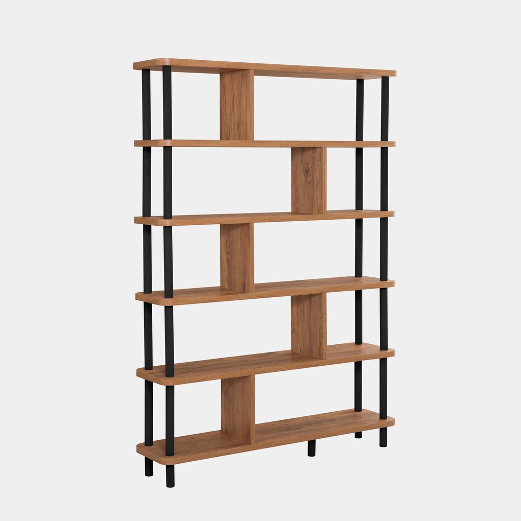 Estante Meta – Preto – 120x168,5x28 cm