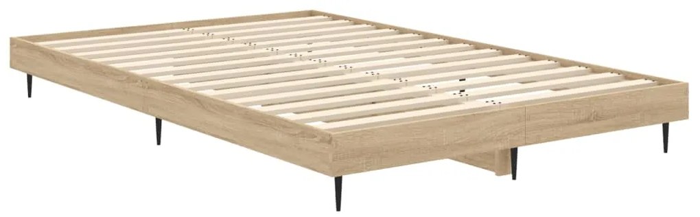 Estrutura cama s/ colchão derivados de madeira carvalho sonoma
